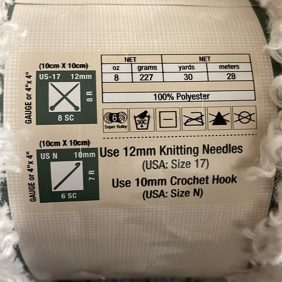 Yarn Bee Other Yarn Bee Truly Teddy Yarn 2 Skeins Poshmark